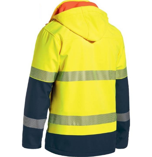 Picture of Bisley, Taped Hi Vis Ripstop Bonded Fleece Jacket